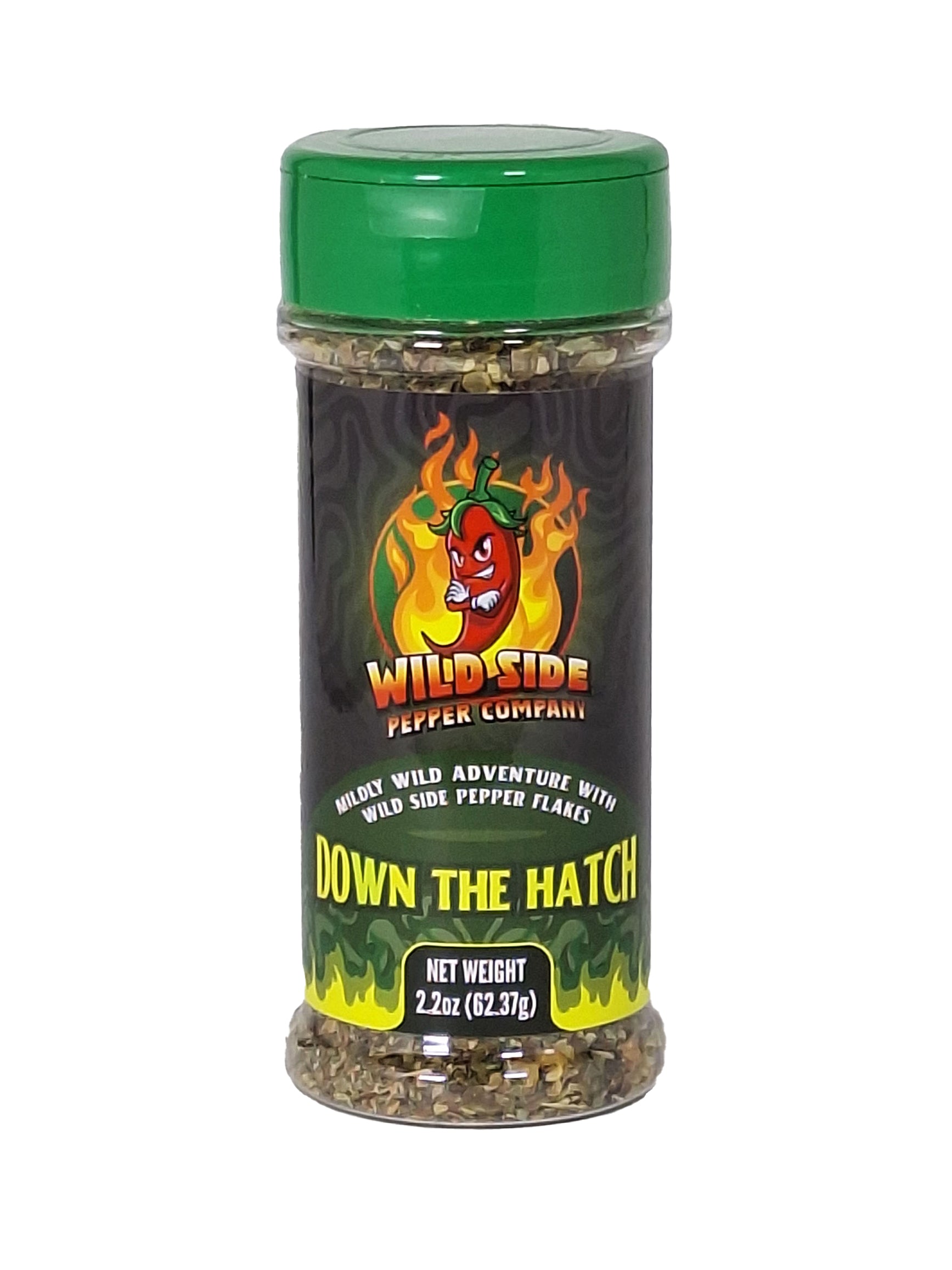 This SALT FREE blend of Hatch Green Chili Peppers, Jalapenos, and Habaneros offers mild heat and a flavor punch. Elevate your dishes with this vibrant and unique blend!