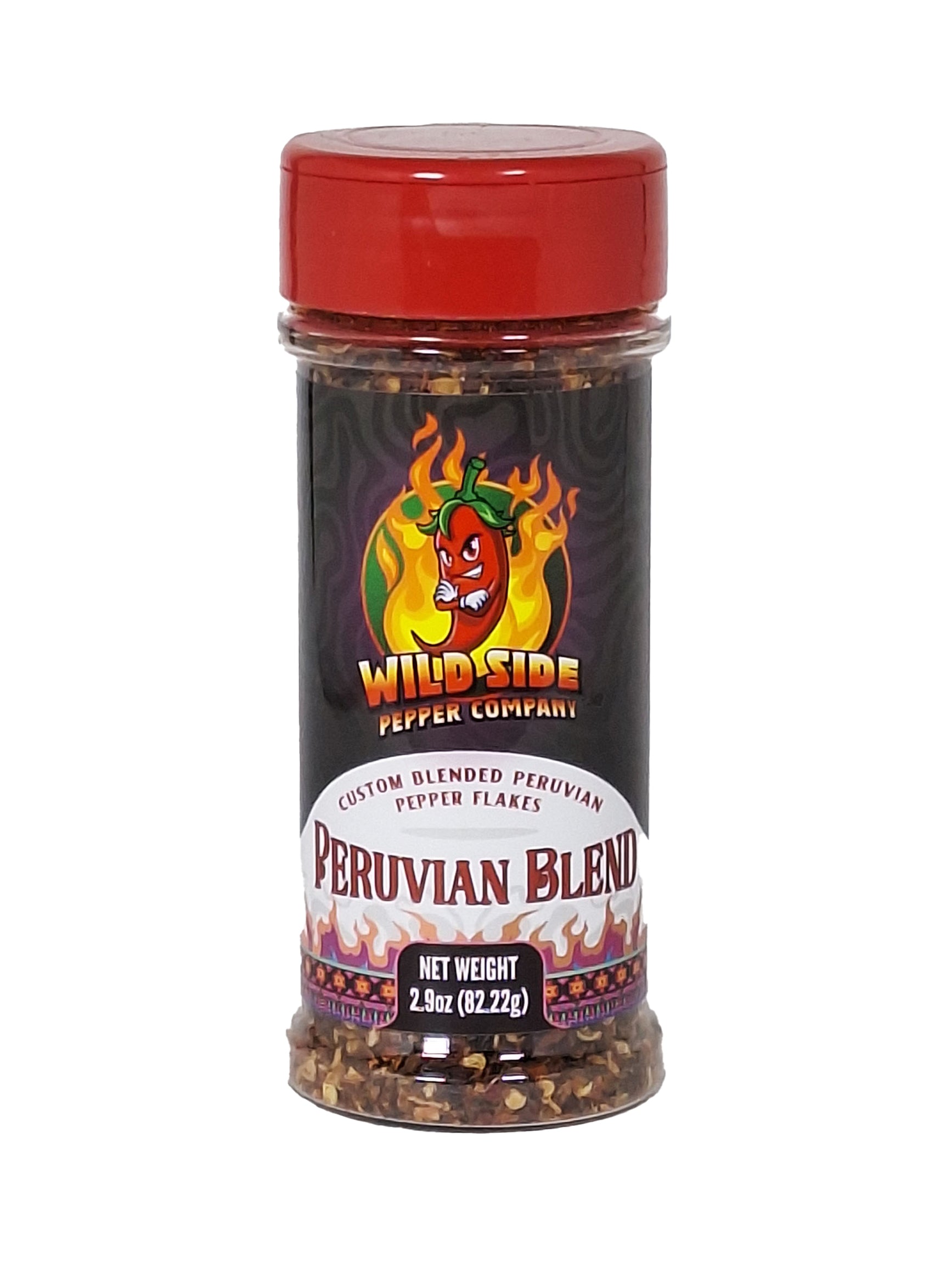 Fresh Peruvian Peppers Flakes - Aji Rocoto, Aji Panca, Aji Amarillo, Orange Habanero - Wild Side Pepper Company