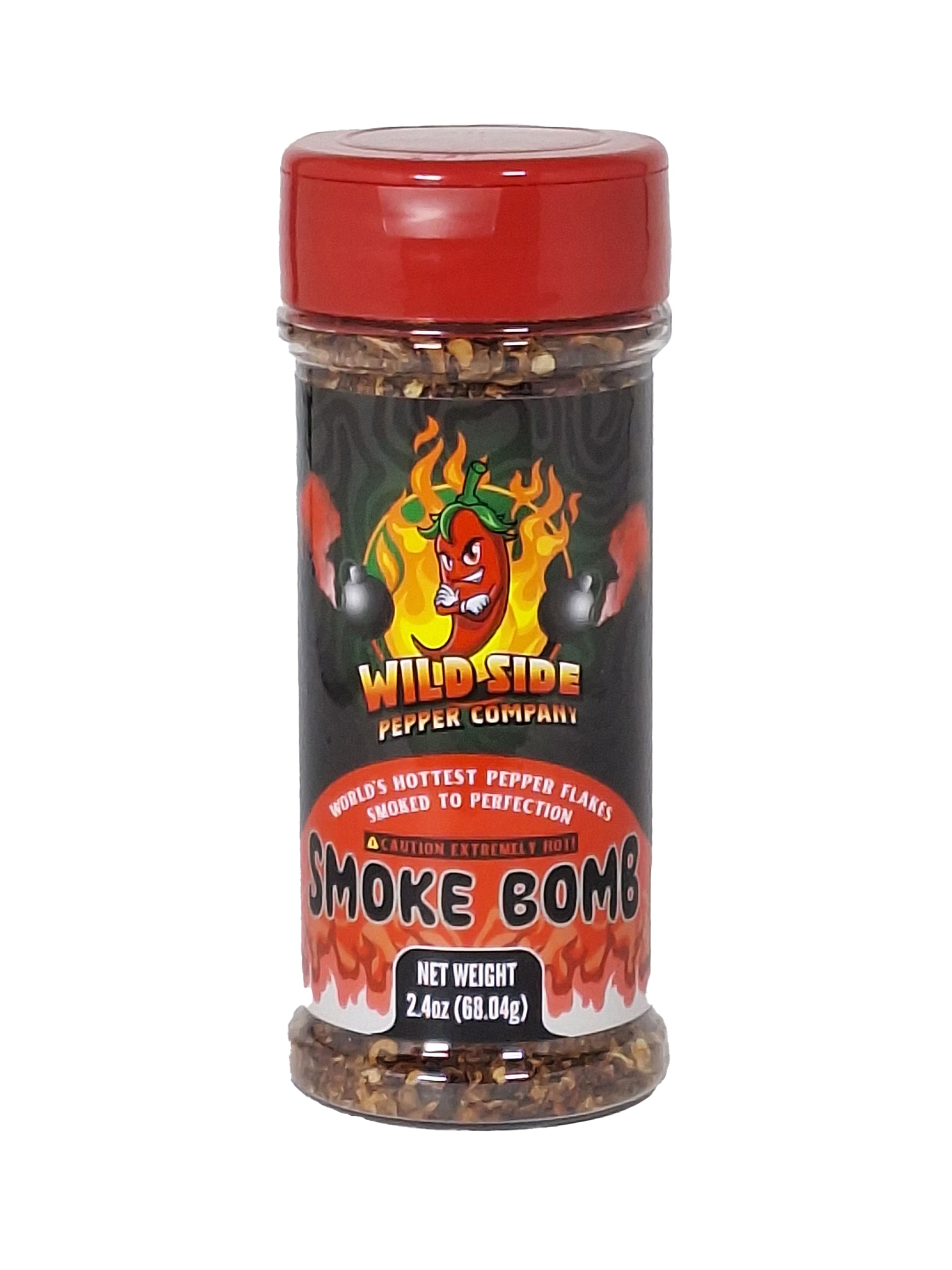 Worlds Hottest HOT Pepper Flakes - Extremely HOT Smoky Pepper Flakes - Wild Side Pepper Company